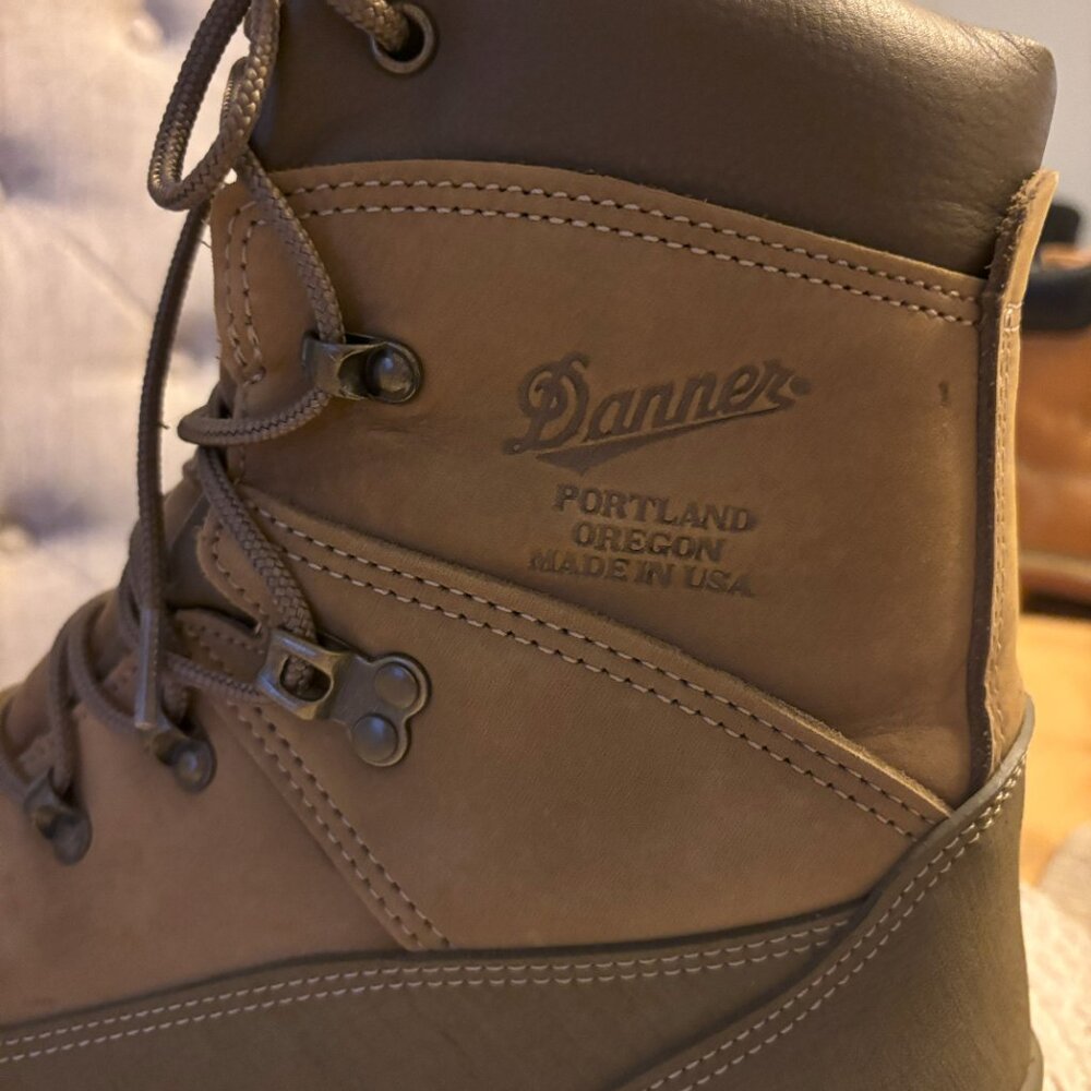 New Men's Size 10-Wide Danner Combat Hiking Boot.  Free Shipping - Picture 4 of 7